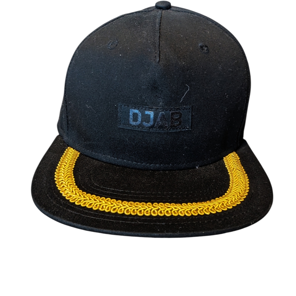 DJAB Black Cap with Adjustable Strap